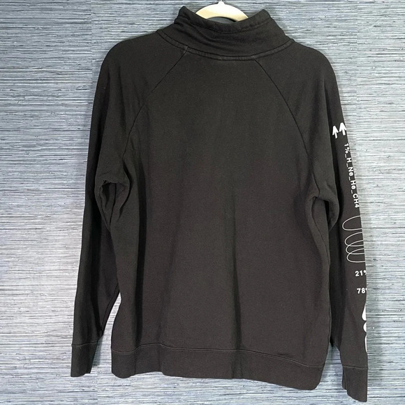 Nike Air Black 1/4 Zip Pullover Activewear Sweatshirt  Large - Picture 2 of 8